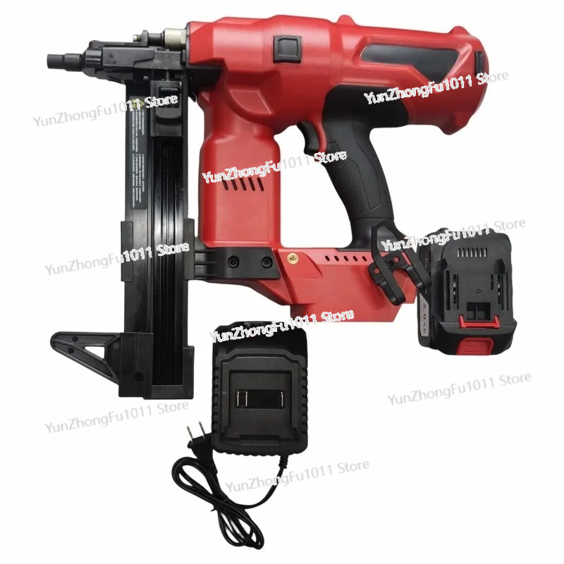 Staple Gun Electric - Power Cordless Nailer Automatic Gun Plastic
