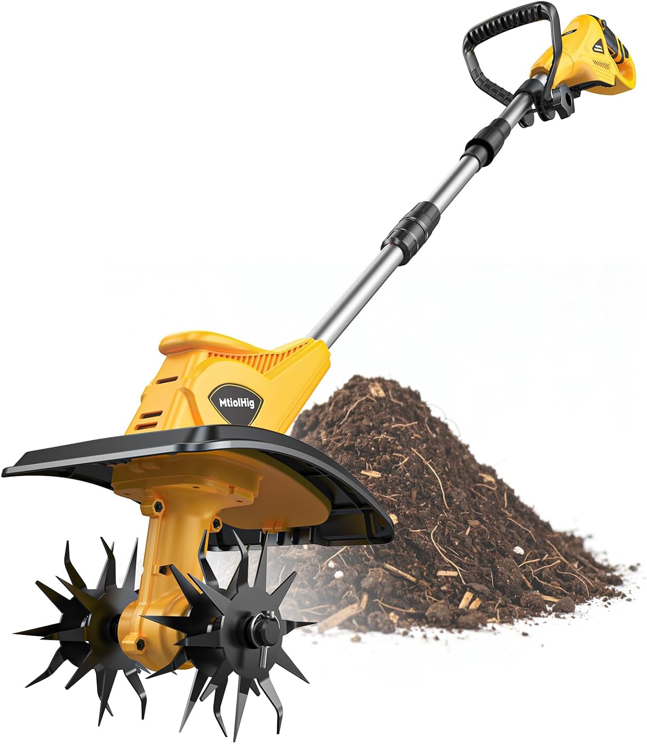 Power Tools And Hand Tools - Cordless Tiller Cultivator Compatible with Dewalt