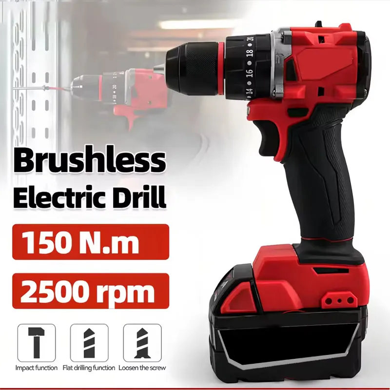 Power Tools Sheets - Small Electric Brushless Impact Drill 150Nm