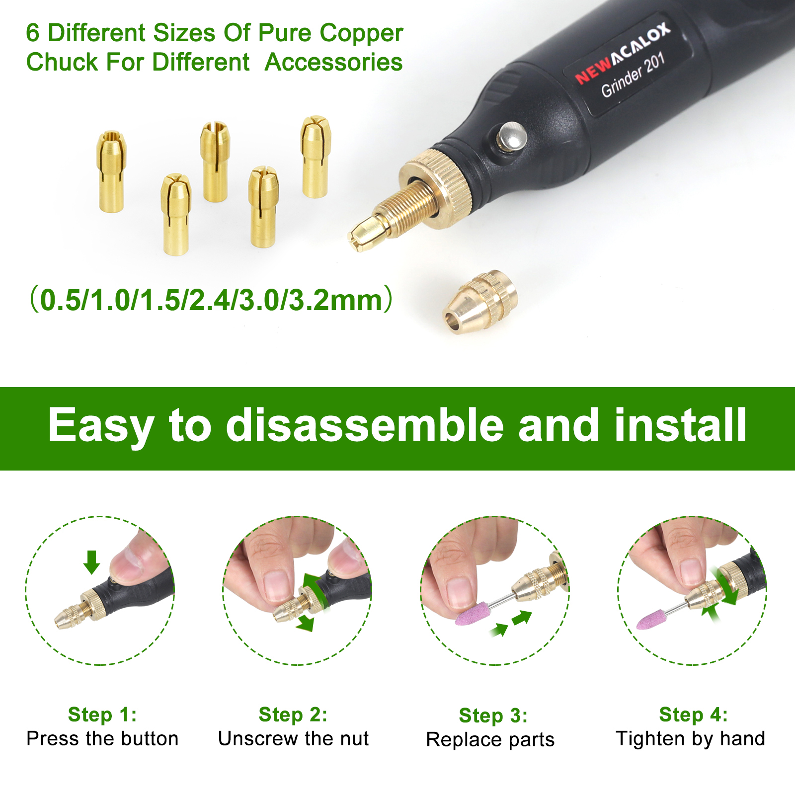 NEWACALOX Cordless Rotary Tool - Impact Driver Cordless recensione e prezzo