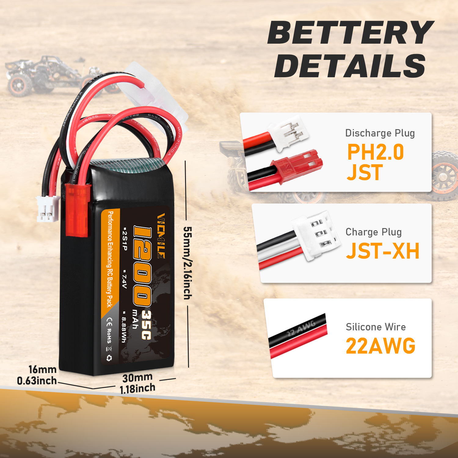 VICMILE SCX24 Battery 7.4V 120 - Impact Driver Cordless recensione e prezzo