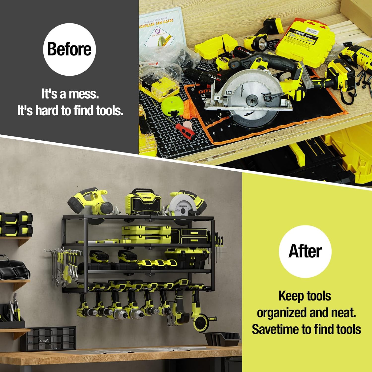 4 Layer Wall Mount Power Tool  - Power Tools Holder recensione e prezzo