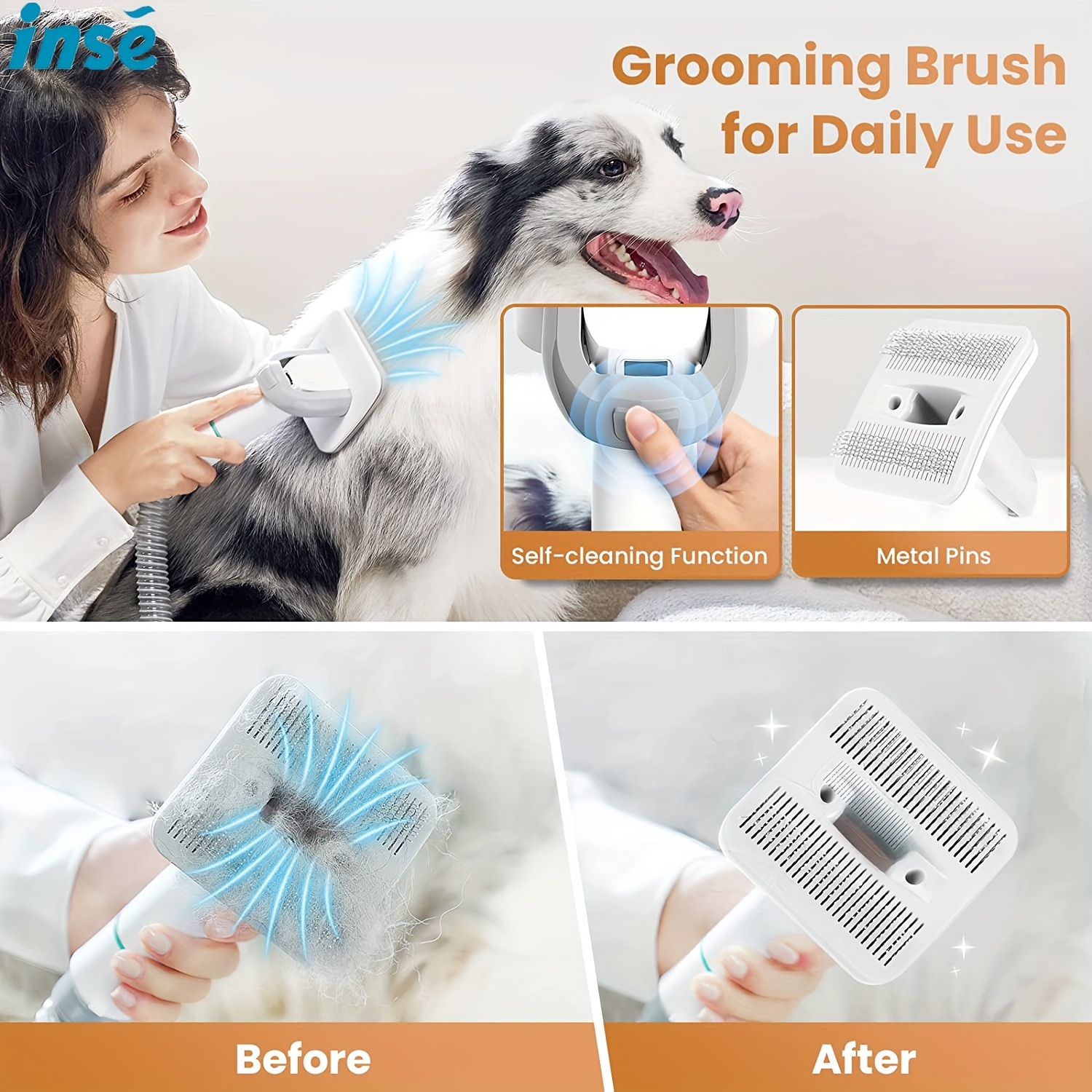 INSE P20 Pet Grooming Vacuum C - Vacuum Cleaner Power Tools recensione e prezzo