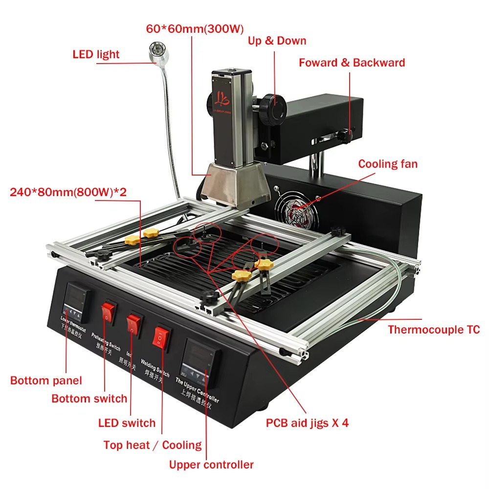 Hot Air BGA Rework Station Inf - Power Tools Zones recensione e prezzo