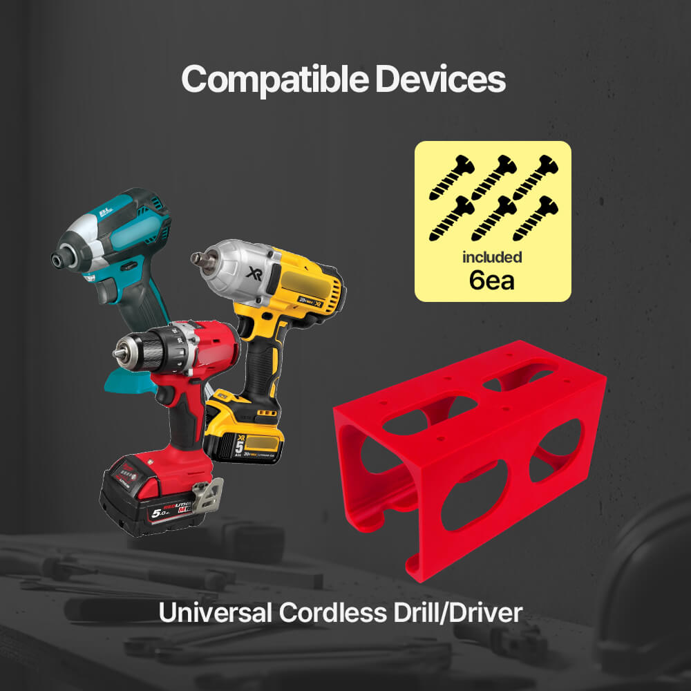 Universal 18V Drill Wall Mount - Power Tools Holder recensione e prezzo
