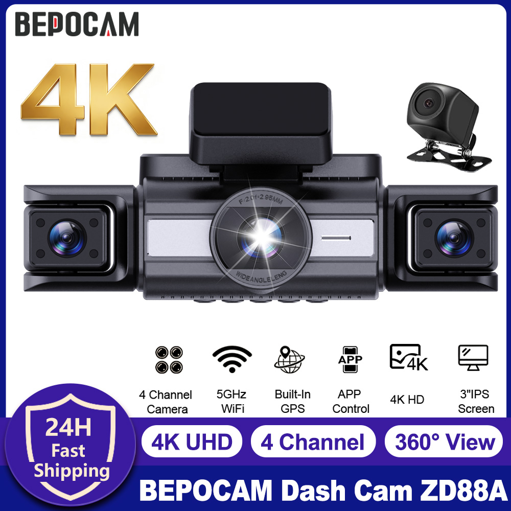 BEPOCAM 4 Channel Dash Cam 4K  - Power Tools Japan recensione e prezzo