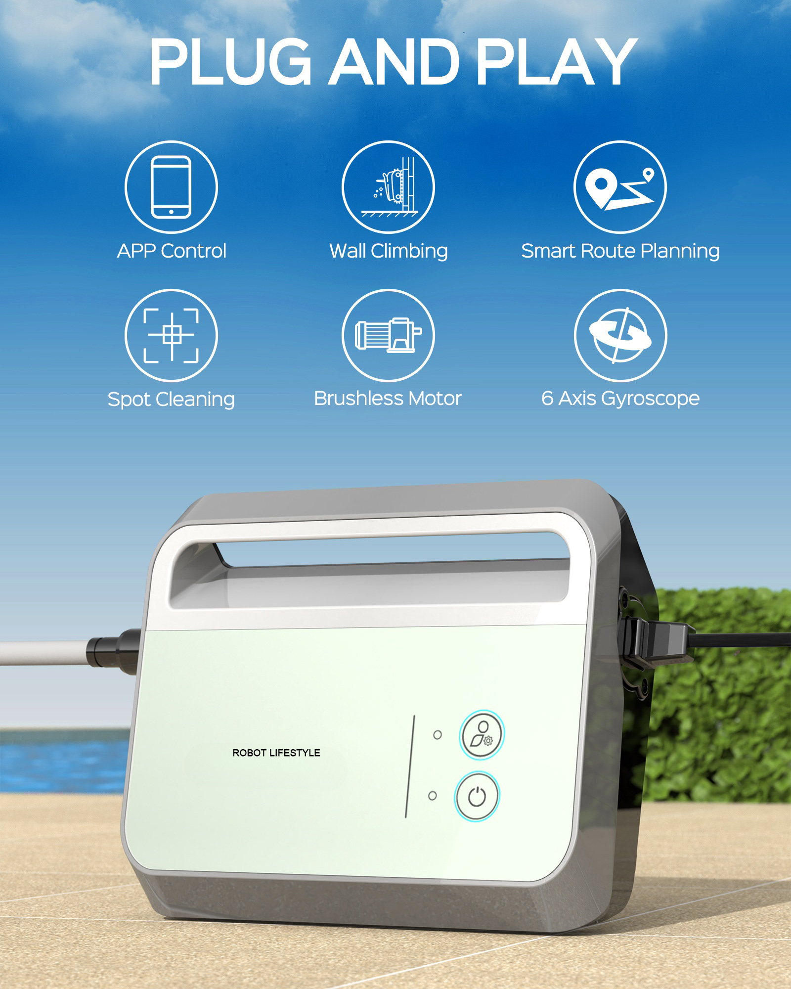 Pool Vacuum Cleaner with 18m F - Vacuum Cleaner Power Tools recensione e prezzo