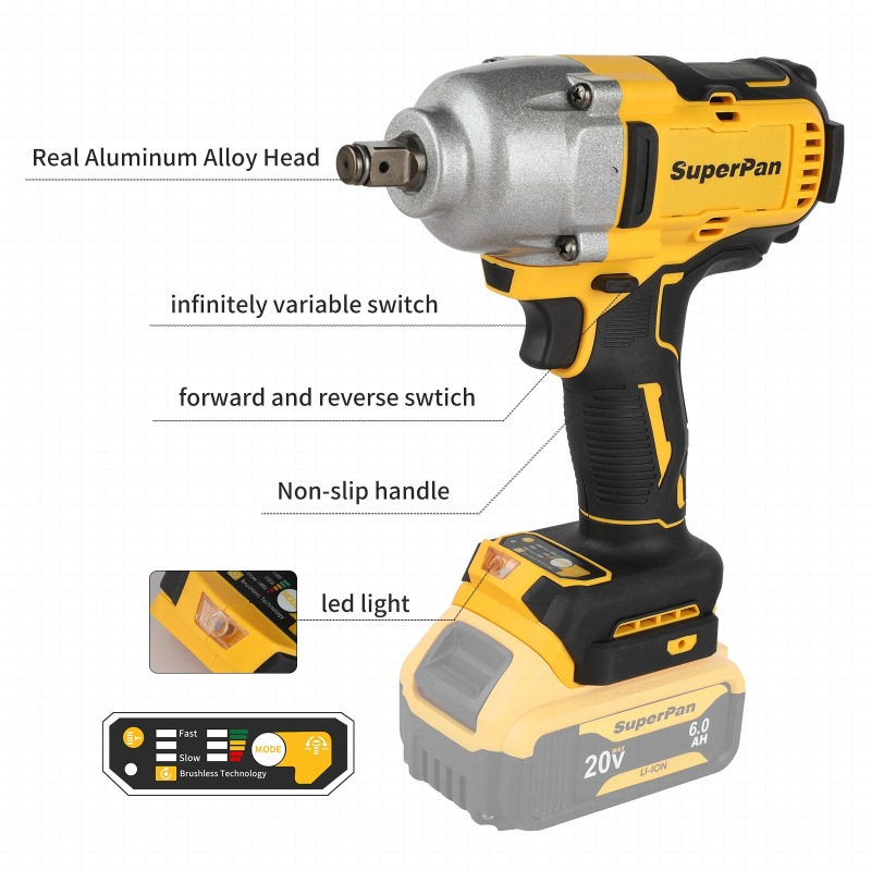 Brushless Cordless Impact Wren - Power Tools For Construction recensione e prezzo
