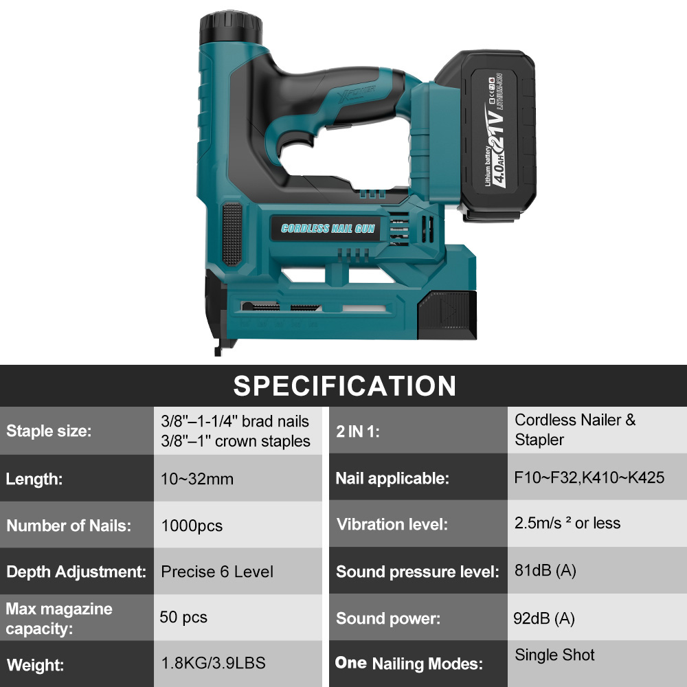 YEARTOP 6 Gear Depth Adjust El - Staple Gun Electric recensione e prezzo