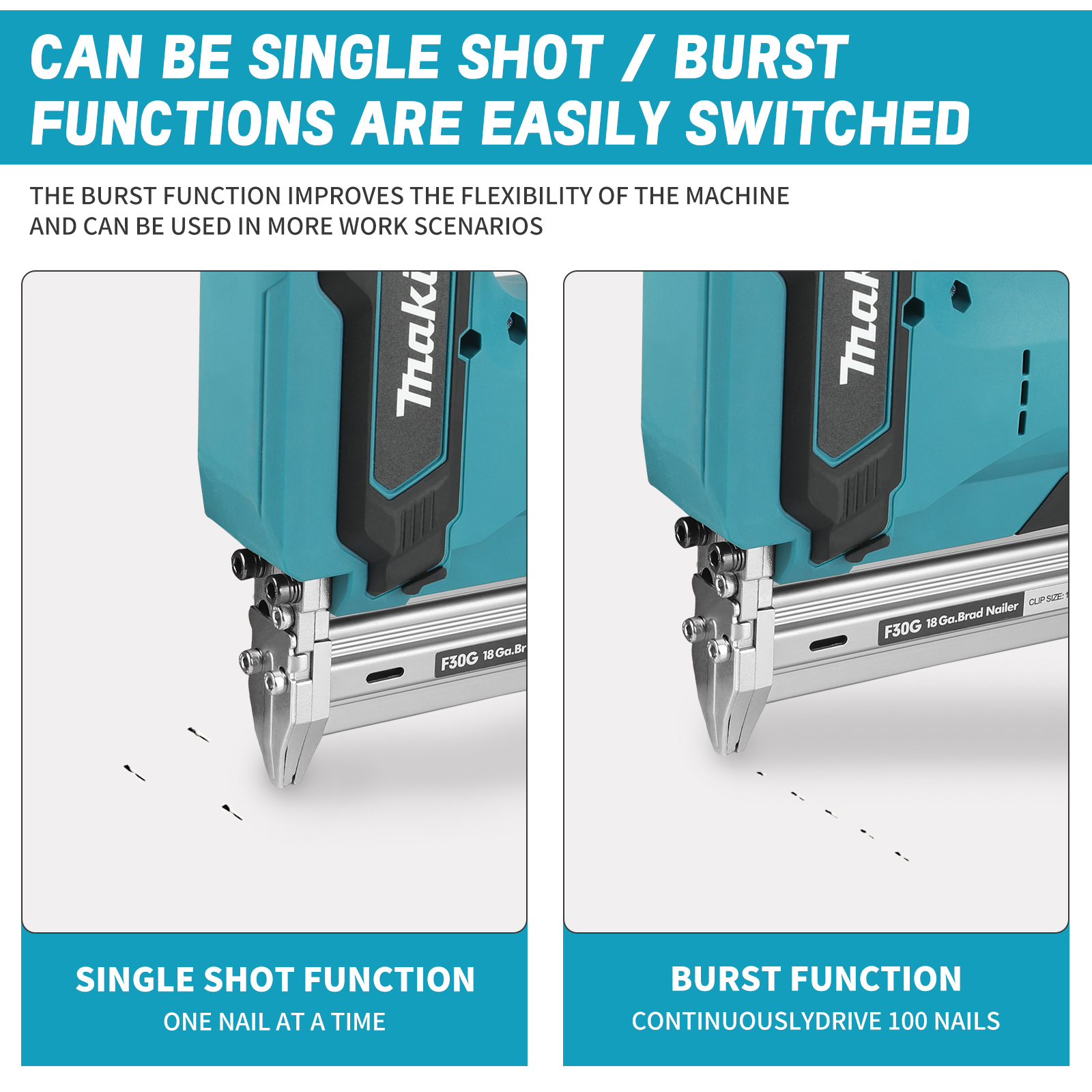 Makita Cordless Nail Gun:10-30 - Staple Gun Electric recensione e prezzo
