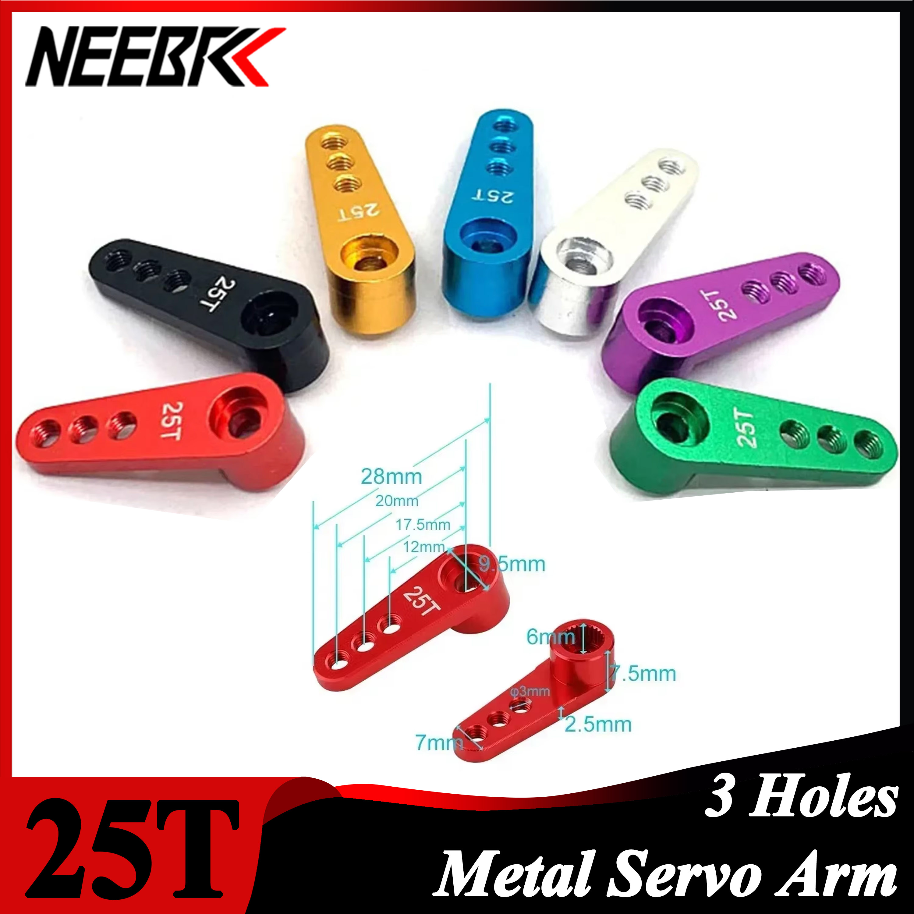 NEEBRC 25T Metal Servo Arm 3 H - Impact Driver Cordless recensione e prezzo