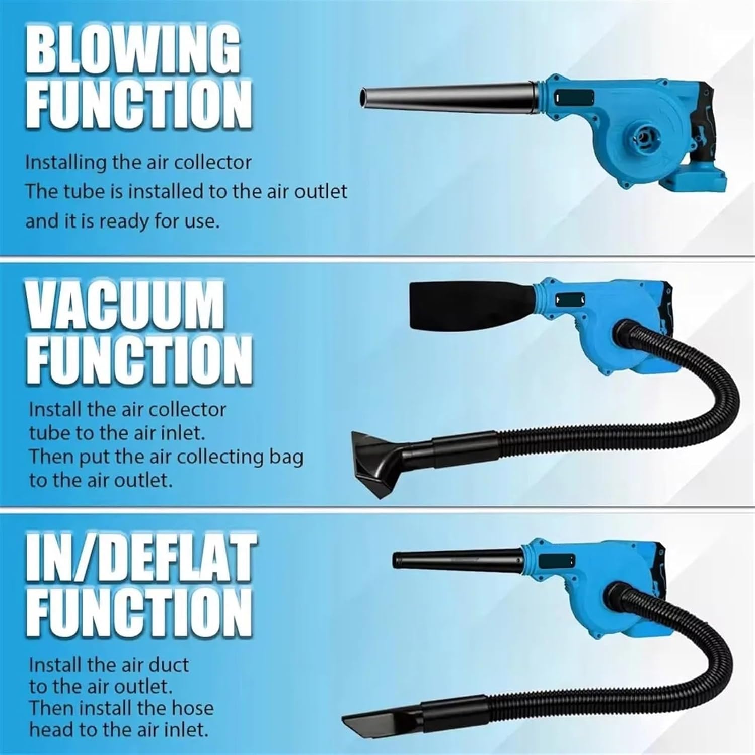 For Makita 18V Li-Ion Battery  - Vacuum Cleaner Power Tools recensione e prezzo