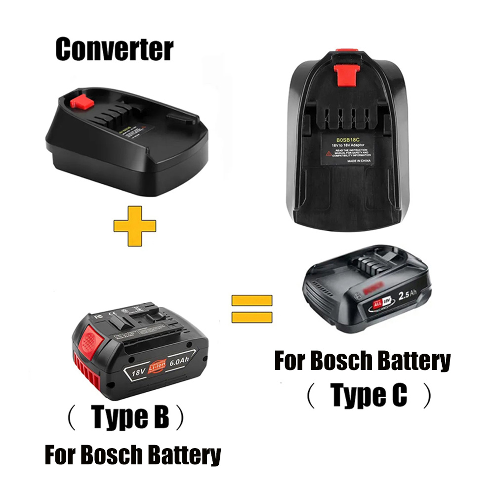 Battery Adapter Use For Bosch  - Power Tools Green Color recensione e prezzo