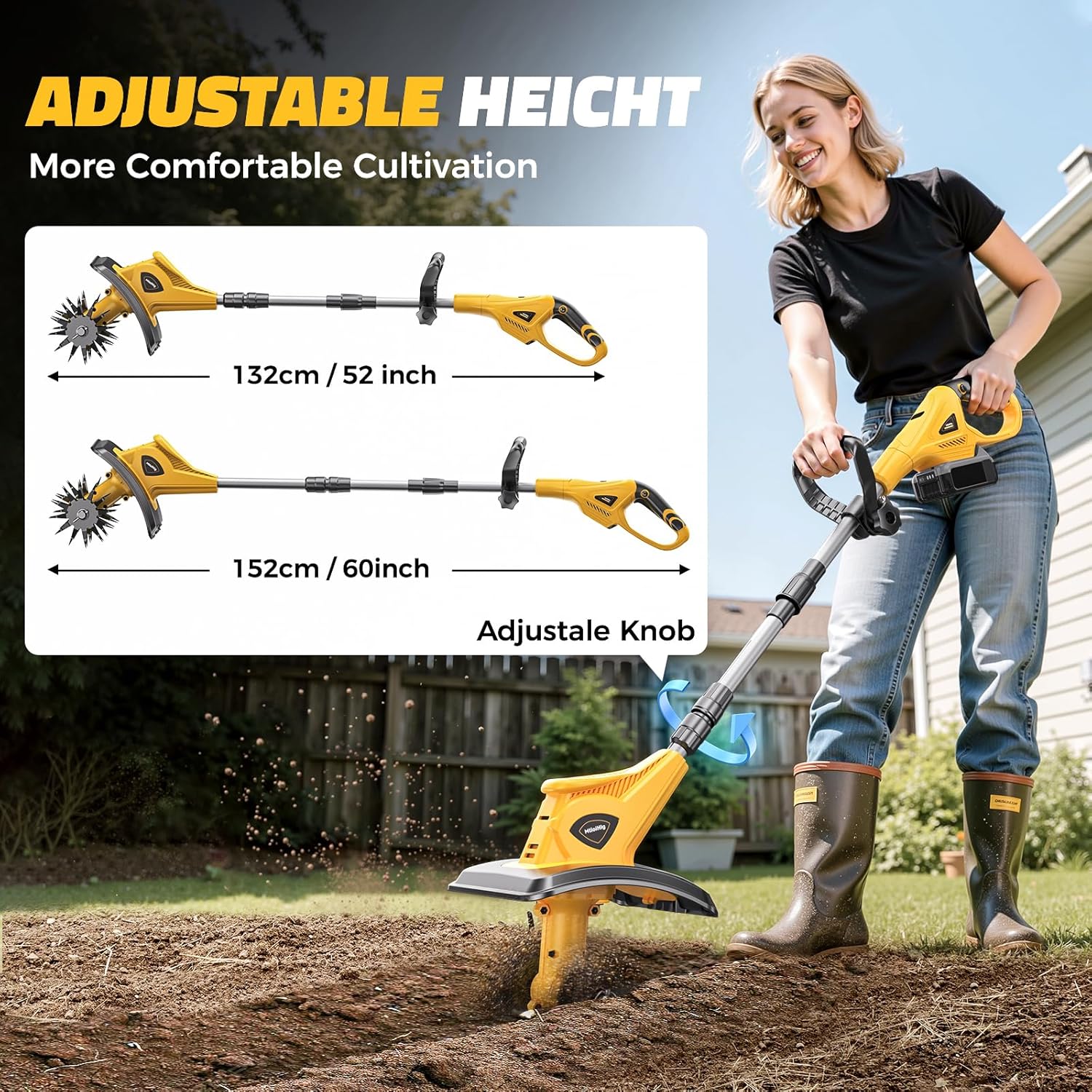 Cordless Tiller Cultivator Com - Power Tools And Hand Tools recensione e prezzo