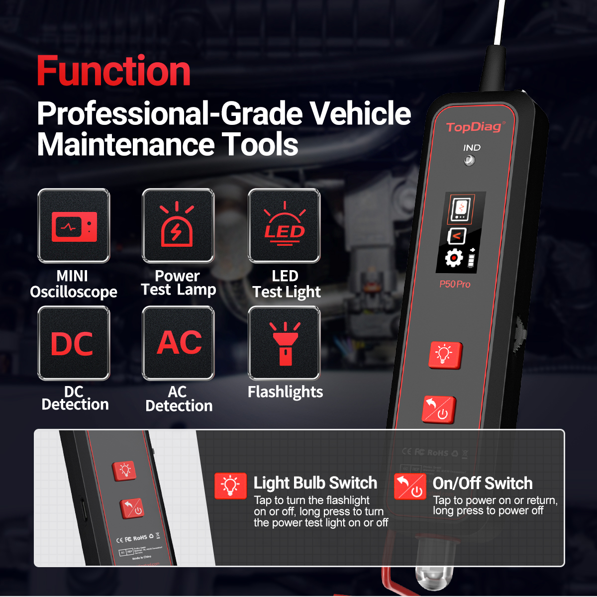 Topdiag P50 Pro Automotive Cir - Power Tools Pro recensione e prezzo