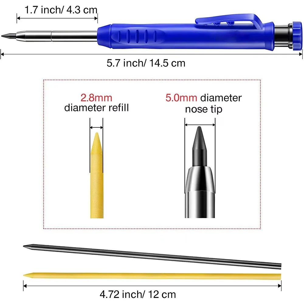 Solid Carpenter Pencil Set Woo - Power Tools For Construction recensione e prezzo