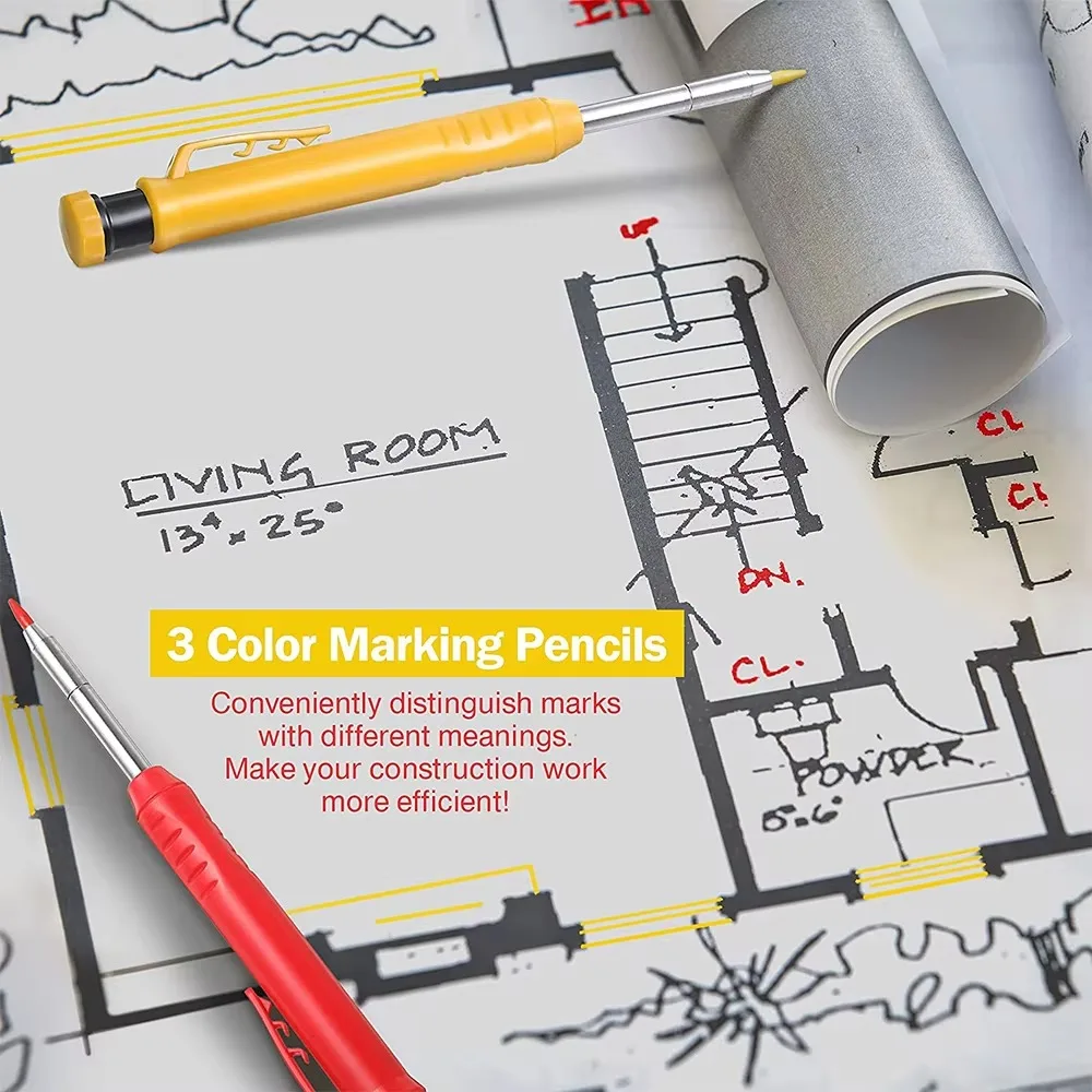 Solid Carpenter Pencil Set Woo - Power Tools For Construction recensione e prezzo