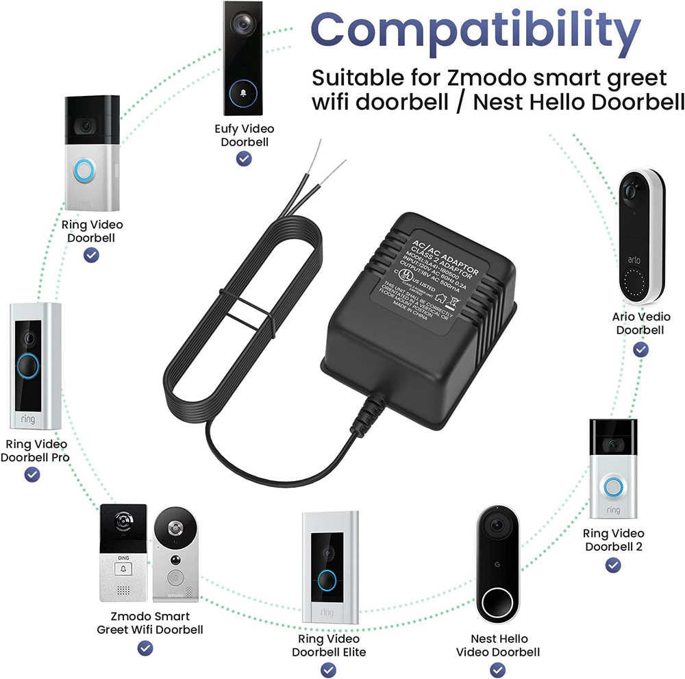 18V 500mA Doorbell Adapter, Vi - Power Tools Pro recensione e prezzo