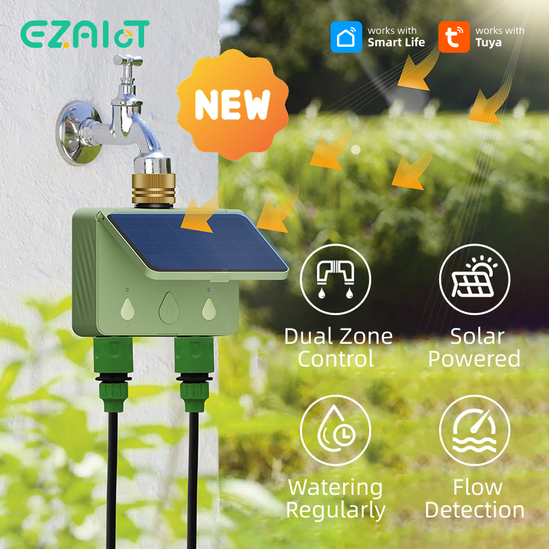 WiFi Water Timer 2 Zones Solar - Power Tools Zones recensione e prezzo